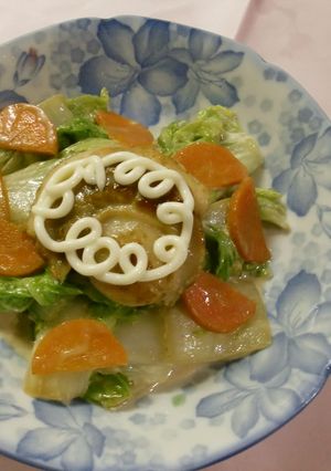 ホタテと野菜のマヨ炒め-レシピのメイン写真