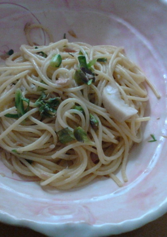ツナとふきのとうのパスタ-レシピのメイン写真