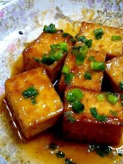 厚揚げのしょうが照り焼き♡-レシピのメイン写真
