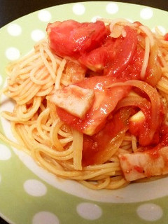 たっぷりトマトのさわやかパスタ-レシピのメイン写真