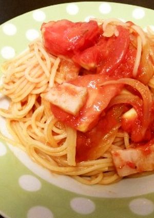 たっぷりトマトのさわやかパスタ-レシピのメイン写真