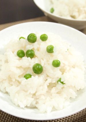グリーンピース嫌いが作る♪豆ごはん-レシピのメイン写真