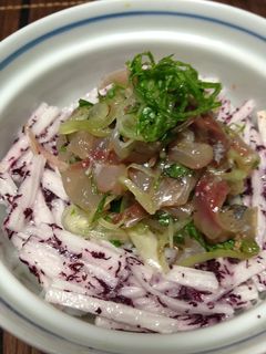 アジのたたき♪ネバシャキ丼-レシピのメイン写真
