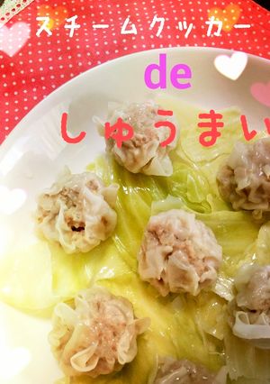 スチームクッカー★お肉たっぷりしゅうまい-レシピのメイン写真