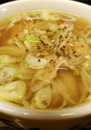 豚肉とごぼうのスープ(コンソメ味)-レシピのメイン写真