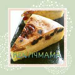 รูปของ 簡単バナナ＆ドライフルーツの炊飯器ケーキ