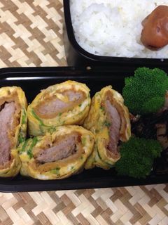 お弁当に♪卵焼き〜カツ丼風〜-レシピのメイン写真