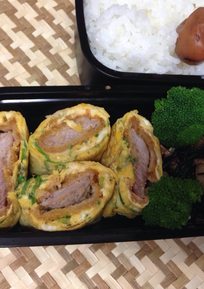 お弁当に♪卵焼き〜カツ丼風〜-レシピのメイン写真