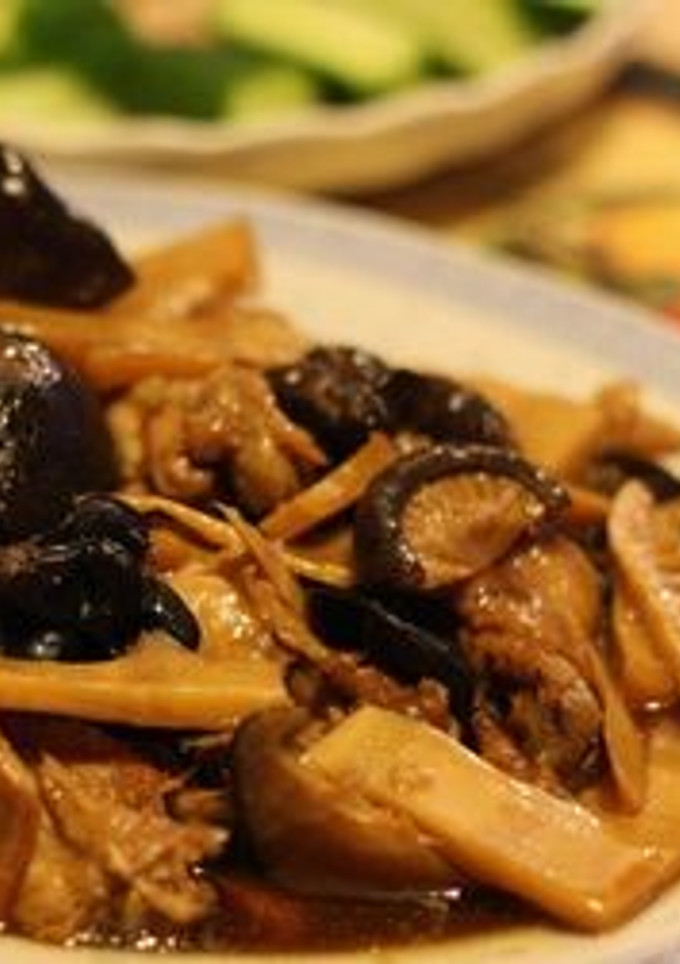 鶏手羽とたけのこの中華風煮込み-レシピのメイン写真