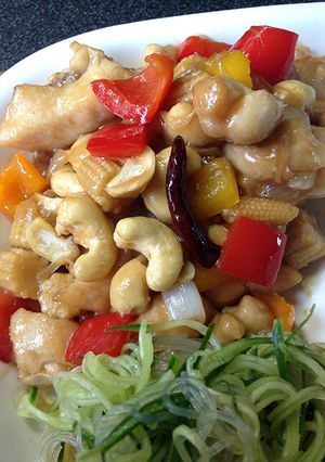 鮮やかパプリカで★鶏のカシューナッツ炒め-レシピのメイン写真