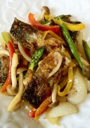 和風ドレッシングで♪さばと野菜の照り炒め-レシピのメイン写真