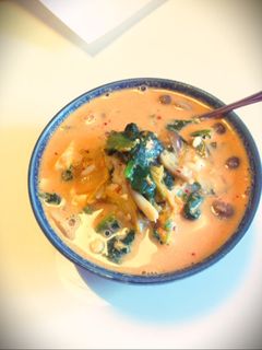 超簡単!キムチ豆乳スープ-レシピのメイン写真