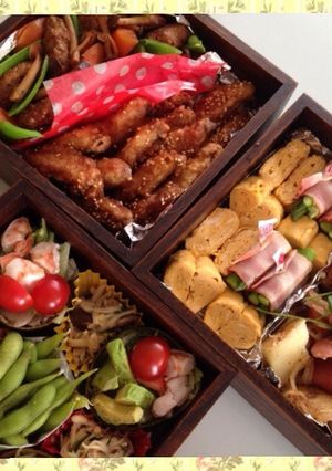 2014お花見弁当-レシピのメイン写真