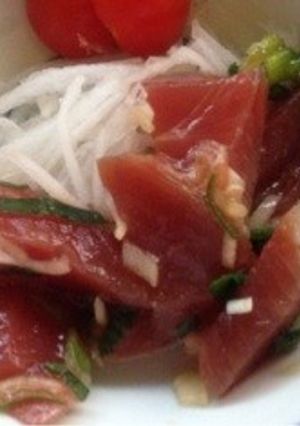 超簡単！マグロの柚子ポン酢あえ-レシピのメイン写真