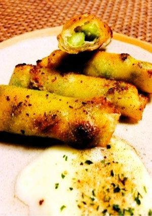 【20分】簡単♡クリチ枝豆スパイシー春巻-レシピのメイン写真