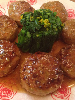 野菜たっぷりつくね焼き-レシピのメイン写真