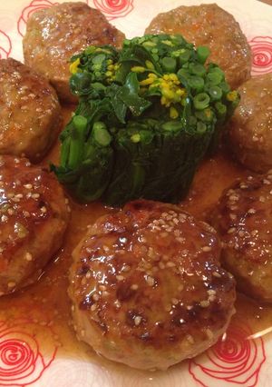 野菜たっぷりつくね焼き-レシピのメイン写真