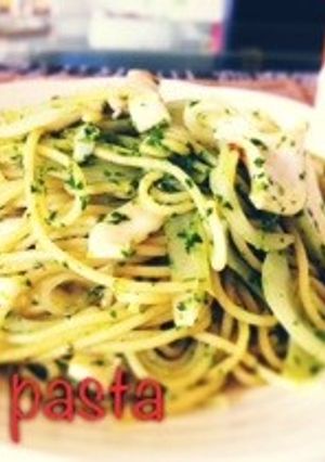 イカとバジルのパスタ-レシピのメイン写真