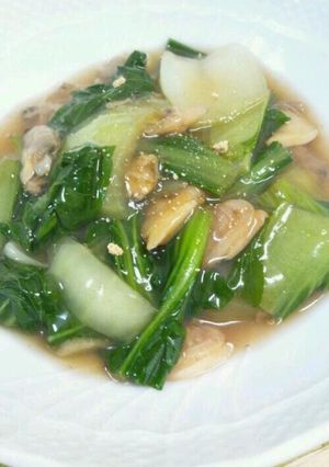 青菜とあさりの含め煮-レシピのメイン写真