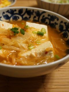 キムチと豆腐のピリ辛スープ-レシピのメイン写真