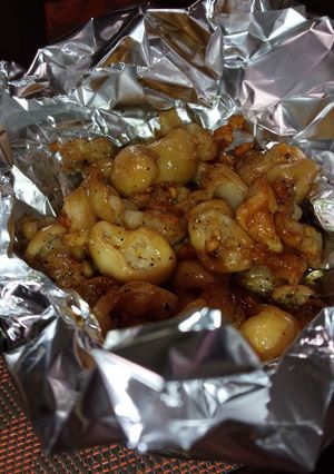 シロコロホルモンのニンニク醤油焼き☆-レシピのメイン写真