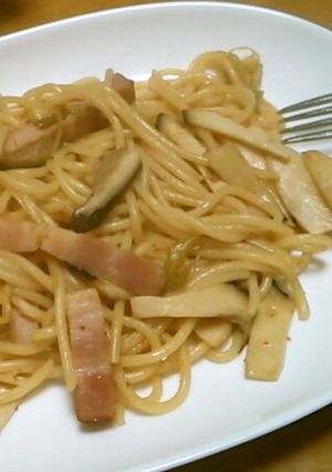 ポン酢de和風きのこパスタ-レシピのメイン写真