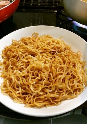 あんかけ焼きそばに！蒸し生ラーメン生麺-レシピのメイン写真