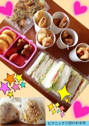 簡単！お花見、遠足、運動会イベント弁当♪-レシピのメイン写真