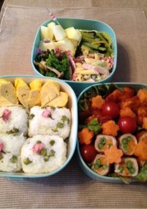 お花見弁当2014-レシピのメイン写真