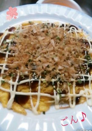 パスタでお好み焼き-レシピのメイン写真
