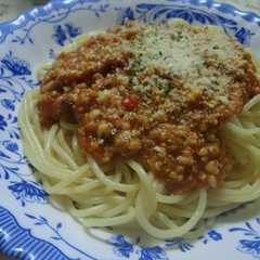 รูปของ ヘルシーなミートソーススパゲッティ