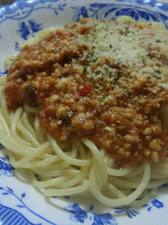 ヘルシーなミートソーススパゲッティ-レシピのメイン写真