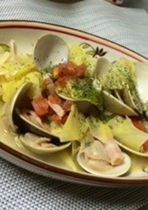 めちゃうま！ハマグリキャベツのワイン蒸し-レシピのメイン写真