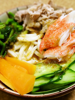 冷しゃぶサラダ風ぶっかけうどん-レシピのメイン写真
