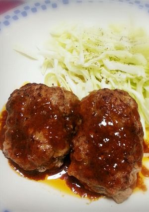 *ハンバーグ*-レシピのメイン写真