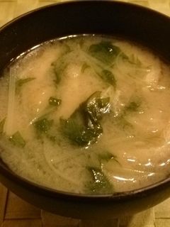 ◆簡単♡水菜とお揚げさんのお味噌汁◆-レシピのメイン写真