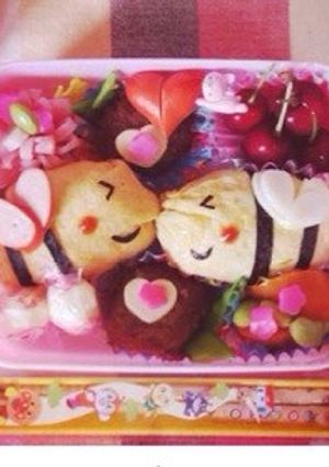 子供が喜ぶ可愛い簡単ミツバチキャラ弁当♡-レシピのメイン写真