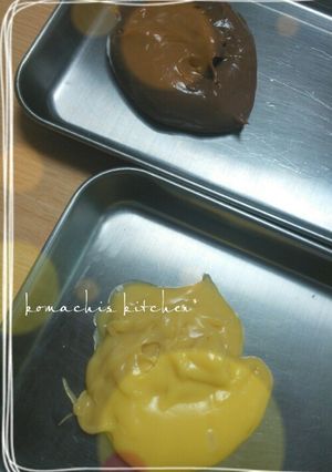カスタードクリーム チョコクリーム♡-レシピのメイン写真