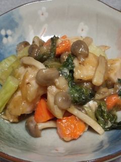 ☆チンゲン菜と鶏肉の甘酢あん☆-レシピのメイン写真