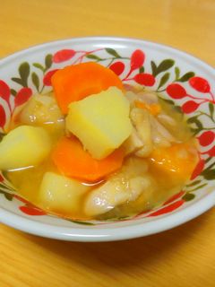 *圧力鍋で時短*じゃがいもと鶏の煮物*-レシピのメイン写真