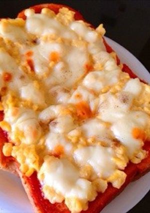 ピザ風トースト-レシピのメイン写真