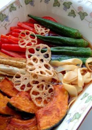 野菜のもろみ酢漬け-レシピのメイン写真