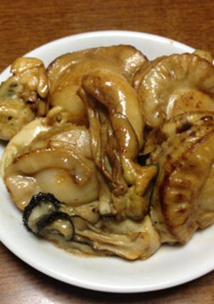 牡蠣とホタテのバター醤油炒め-レシピのメイン写真