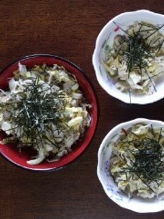 レンジでキャベツと納豆のゆかり和え-レシピのメイン写真