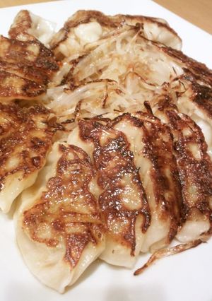 焼き餃子の野菜ドレッシング風味-レシピのメイン写真