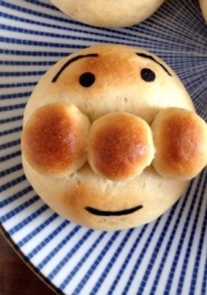 ふんわりアンパンマンパン*卵不使用-レシピのメイン写真