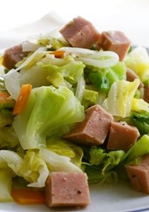 キャベツの酒蒸し焼き-レシピのメイン写真