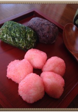 お花見に♪桜ぼた餅-レシピのメイン写真