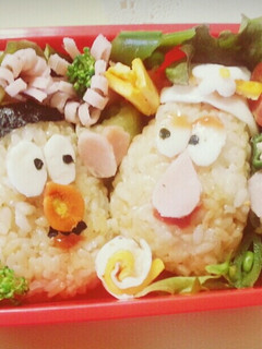 キャラ弁♡~ポテトヘッドver*~-レシピのメイン写真