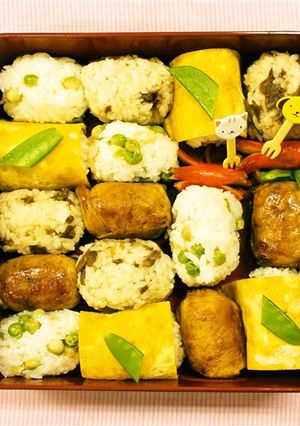 春の行楽弁当（寿司おにぎり）-レシピのメイン写真